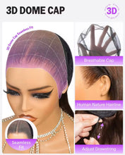 Load image into Gallery viewer, Lace Front Wig Bohemian Curls Pre-everything Glueless Wig Pre Plucked Natural Hairline