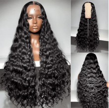 Load image into Gallery viewer, Natural Wave 13x6 Lace Frontal Human Hair Wigs 300% Density