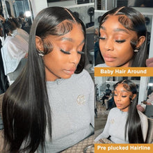 Load image into Gallery viewer, 13x4 Lace Frontal Straight Human Hair Wig