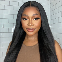 Load image into Gallery viewer, 13x6 Yaki Straight Lace Frontal Human Hair Wig