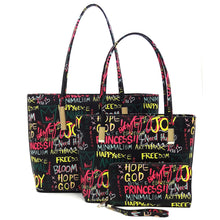 Load image into Gallery viewer, Graffiti Multi-Print Tote Large